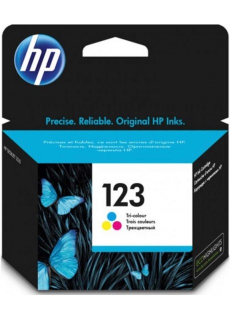 HP 123 Tri-color Original Ink Cartridge (F6V16AE)