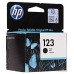 HP 123 Black Original Ink Cartridge (F6V17AE)