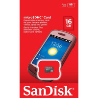 SanDisk 16GB Ultra microSDHC Memory Card