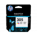 HP 305 Tri-color Original Ink Cartridge (3YM60AE)