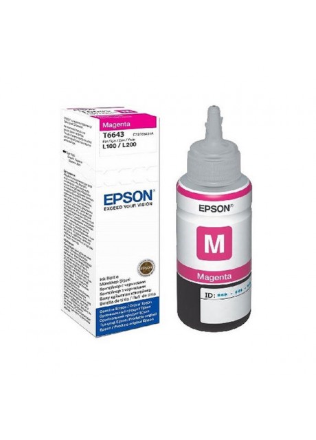 Epson T6643 Magenta Ink Bottle 70ML