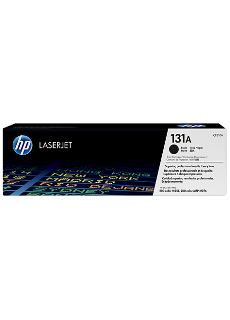 HP 131A Black Original LaserJet Toner Cartridge (CF210A)