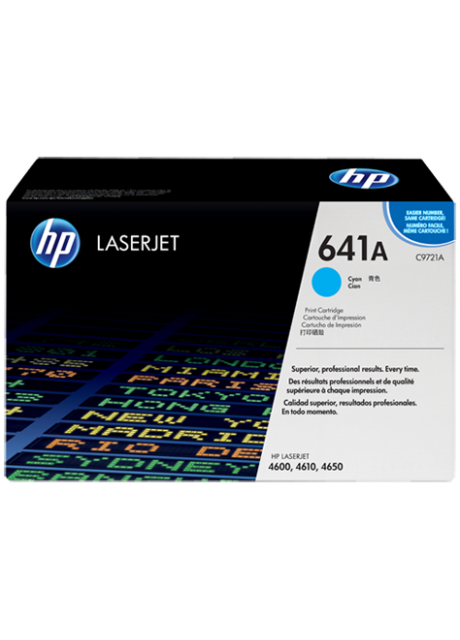 HP 641A Cyan Original LaserJet Toner Cartridge