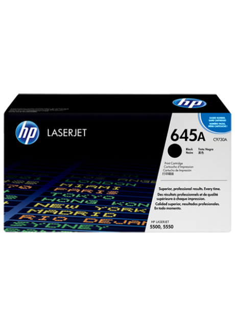 HP 645A Black Original LaserJet Toner Cartridge