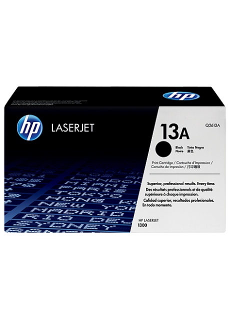 HP 13A Black Original LaserJet Toner Cartridge (Q2613A)