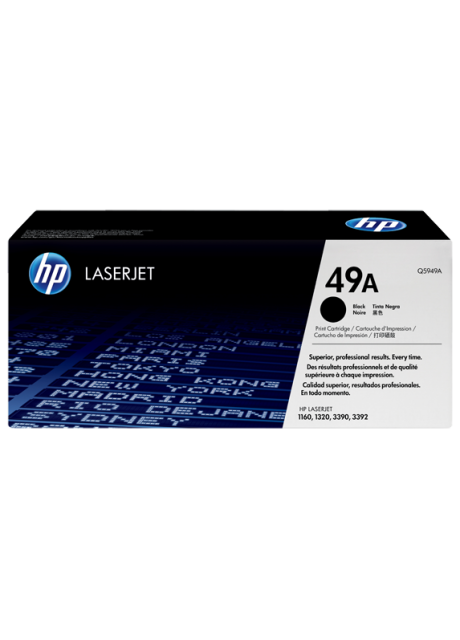 HP 49A Black Original LaserJet Toner Cartridge (Q5949A)