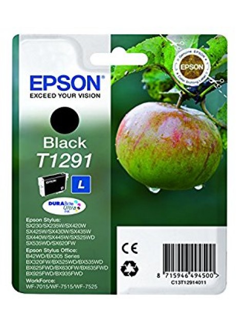 Epson T1291 Black DURABrite Ultra Ink – Large Capacity Inks