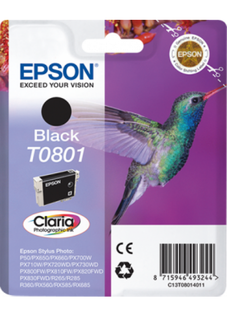 Epson T0801 Black Ink Cartridge