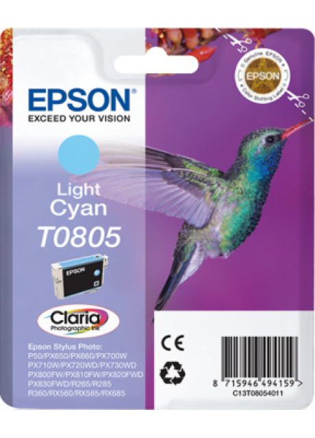 Epson T0805 Light Cyan Ink Cartridge