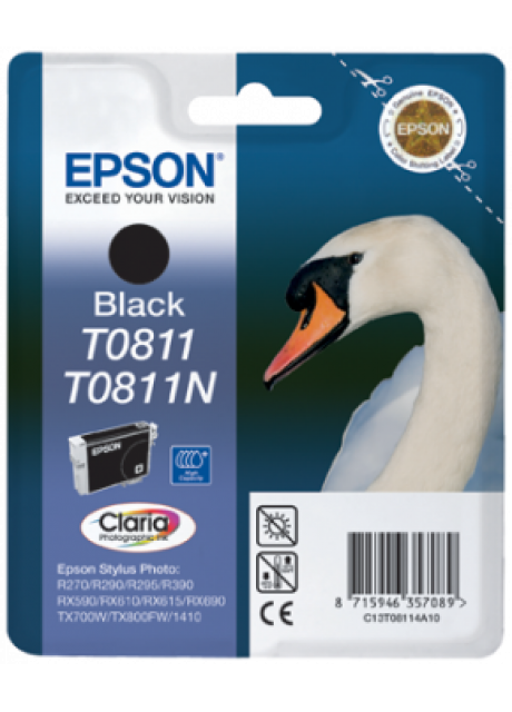 Epson T0811 Black Ink Cartridge (High Capacity)