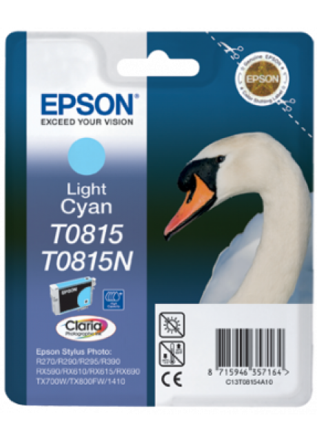 Epson T0815 Light Cyan Ink Cartridge (High Capacity)