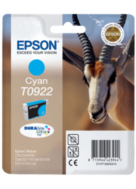 Epson T0922 Cyan Ink Cartridge