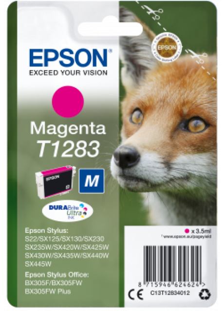 Epson T1283 Magenta Ink Cartridge