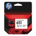 HP 651 Tri-color Original Ink Advantage Cartridge