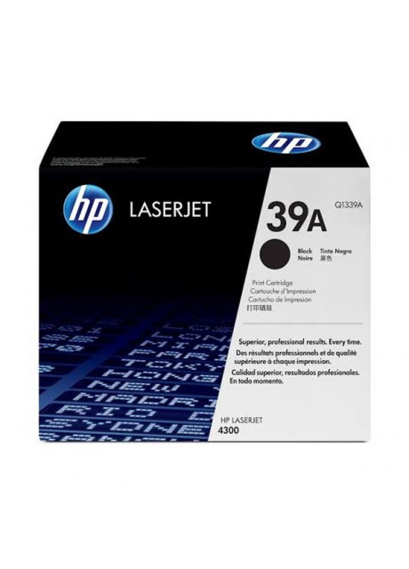 HP 39A Black Original LaserJet Toner Cartridge (Q1339A)