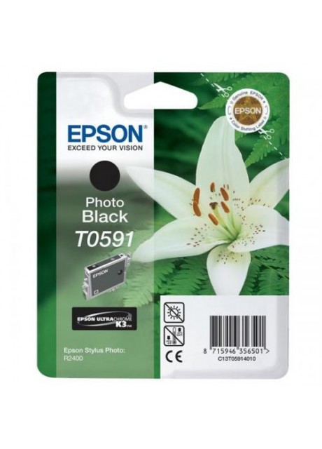 Epson T0591 UltraChrome K3 Photo Black Ink Cartridge