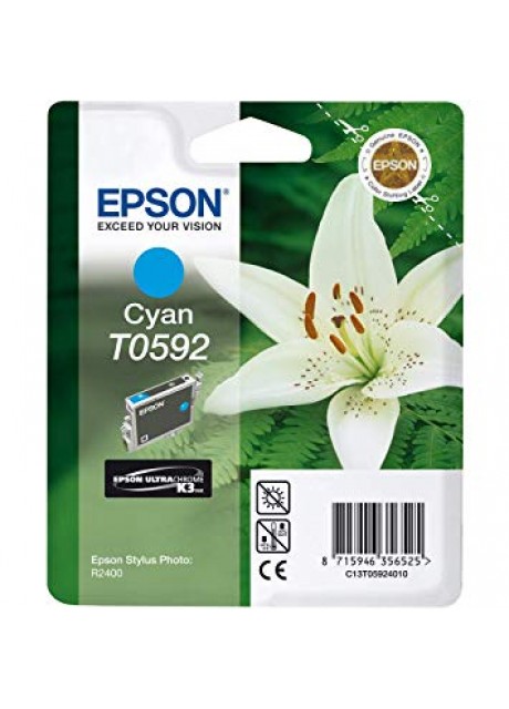 Epson T0592 UltraChrome K3 Cyan Ink Cartridge
