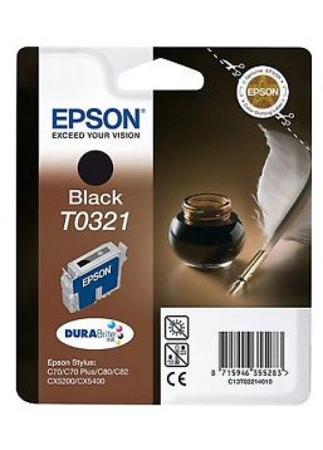 Epson T0321 Black Original Ink Cartridge