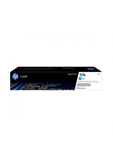 HP 117A Cyan Original Laser Toner Cartridge (W2071A)